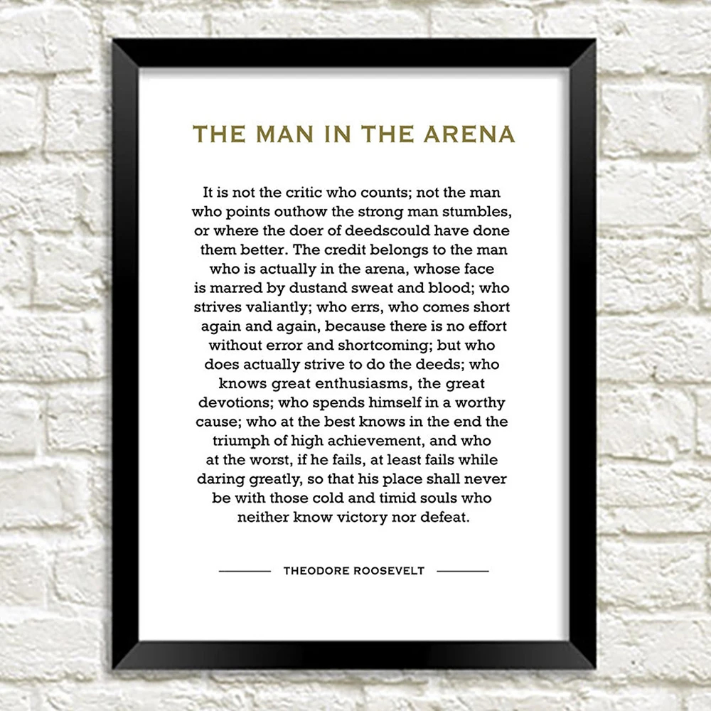 Man In The Arena Free Printable Free Printable Vrogue co