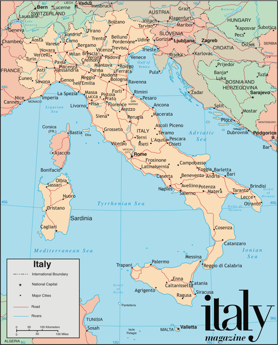 Map Of Italy Maps Of Italy