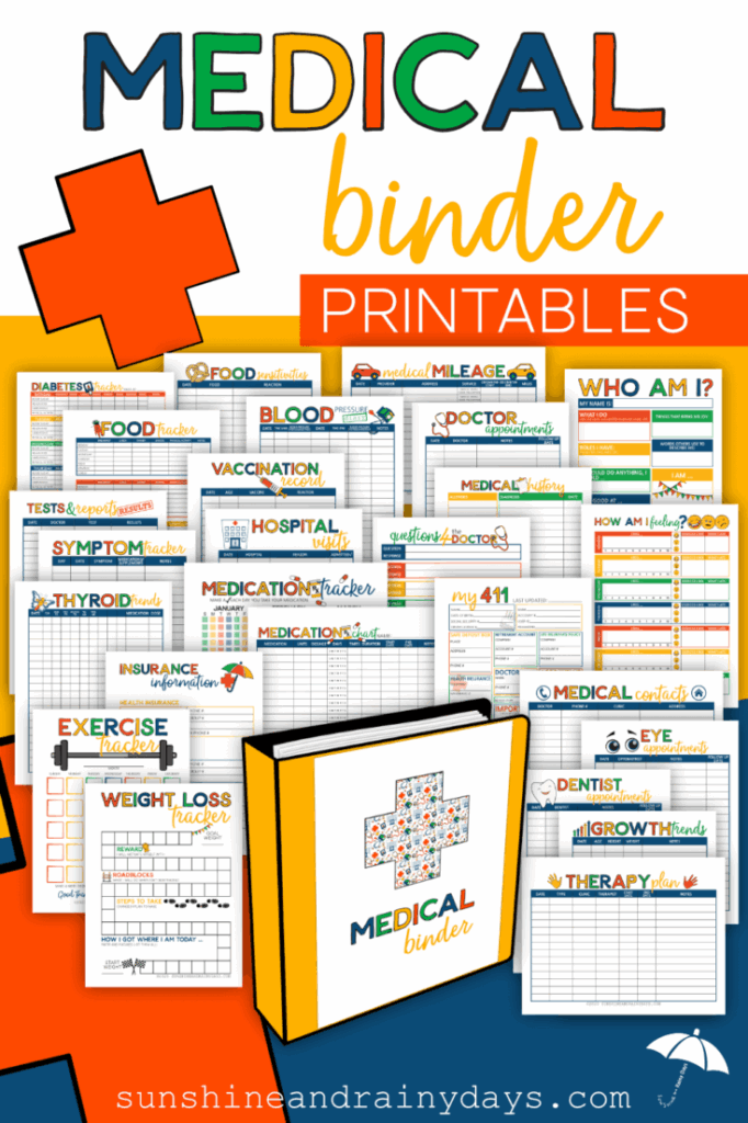 Medical Binder Free Printables