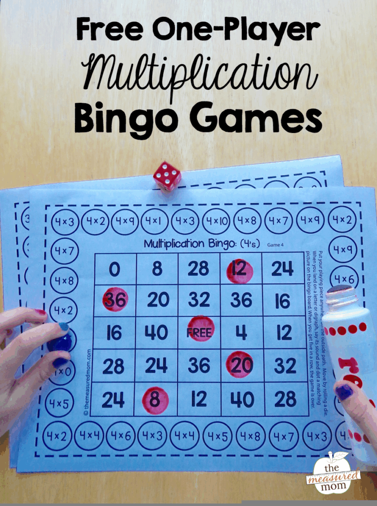 Multiplication Bingo Free Printable Free Printable Worksheet