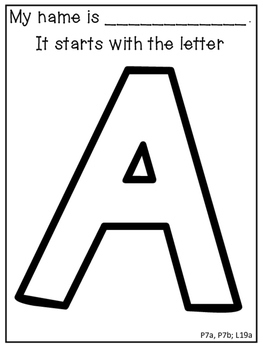 My Name Starts With The Letter practice Writing Names By Oodles Of Fun