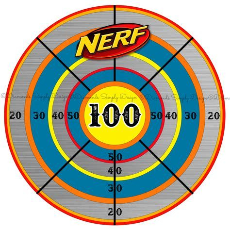 Nerf Target Printable