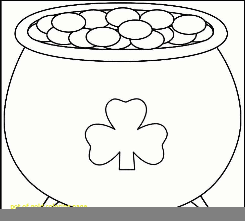Pot Of Gold Template Printable Pdf Free