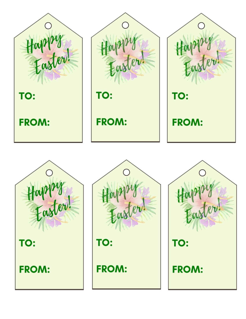 Print Free Easter Gift Tags Free Printable