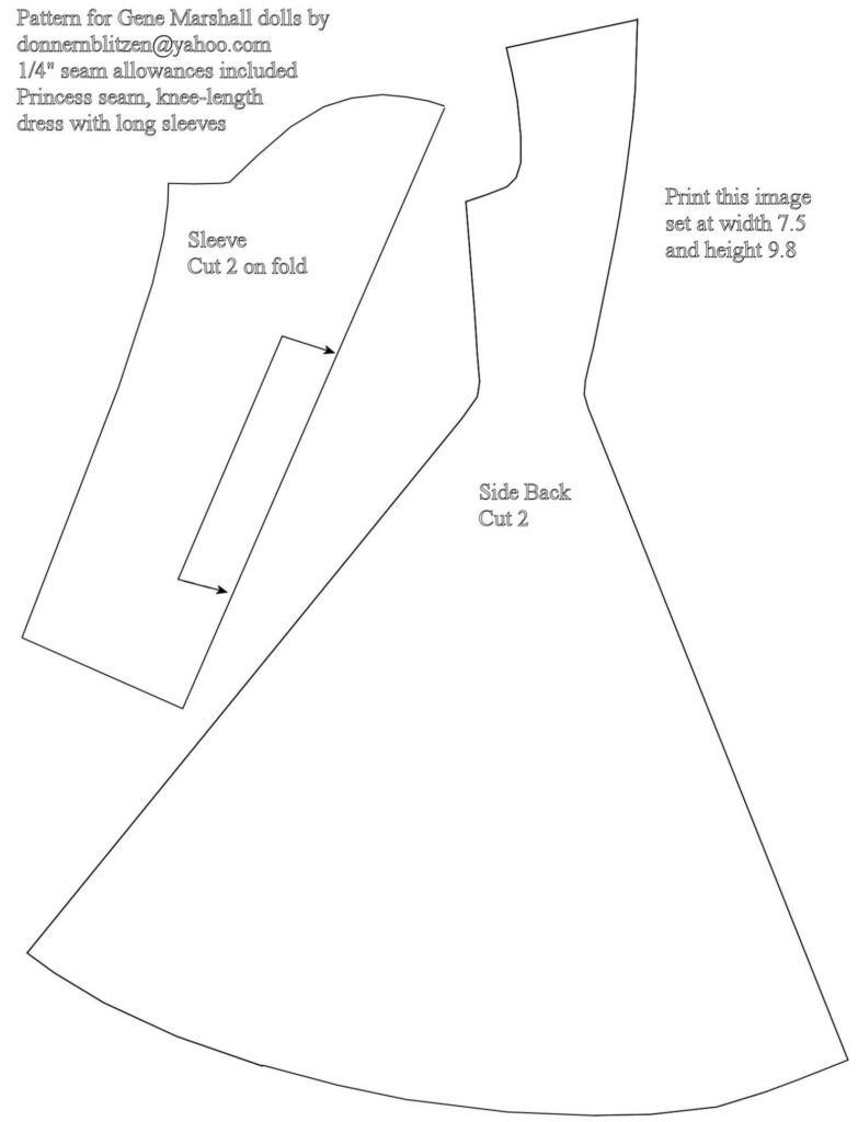 Printable Barbie Patterns
