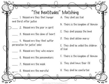Printable Beatitudes Clashing Pride
