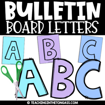 Printable Bulletin Board Alphabet Letters