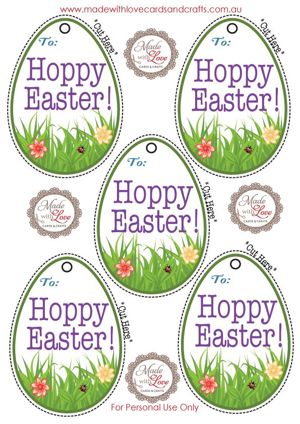 Printable Easter Gift Tags Free Printable Word Searches