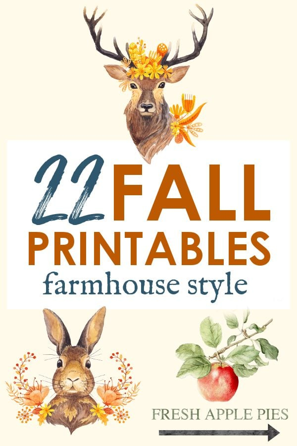 Printable Fall Decorations