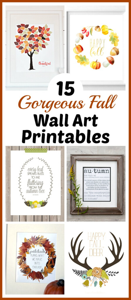 Printable Fall Wall Art