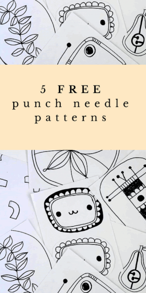 Printable Free Punch Needle Patterns For Beginners