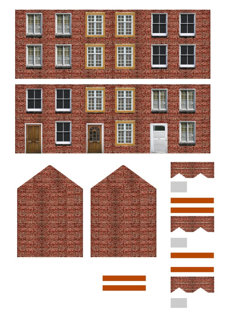 Printable N Scale Buildings Printable New Year Banners