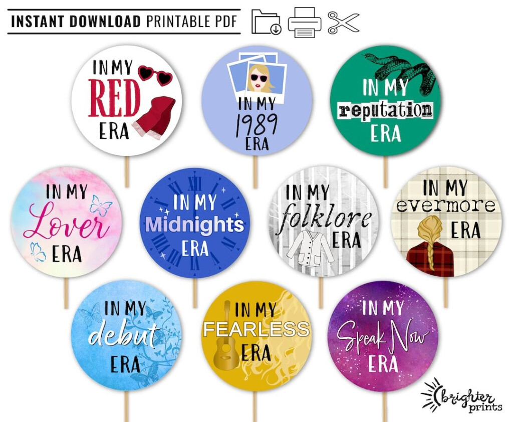 Printable Taylor Swift Inspired Photo Booth Props Instant Etsy 