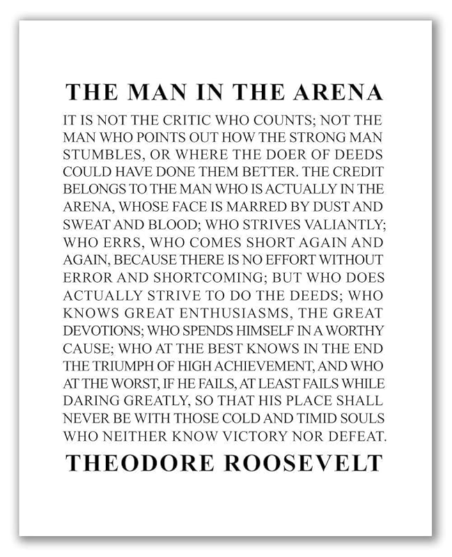 Printable The Man In The Arena