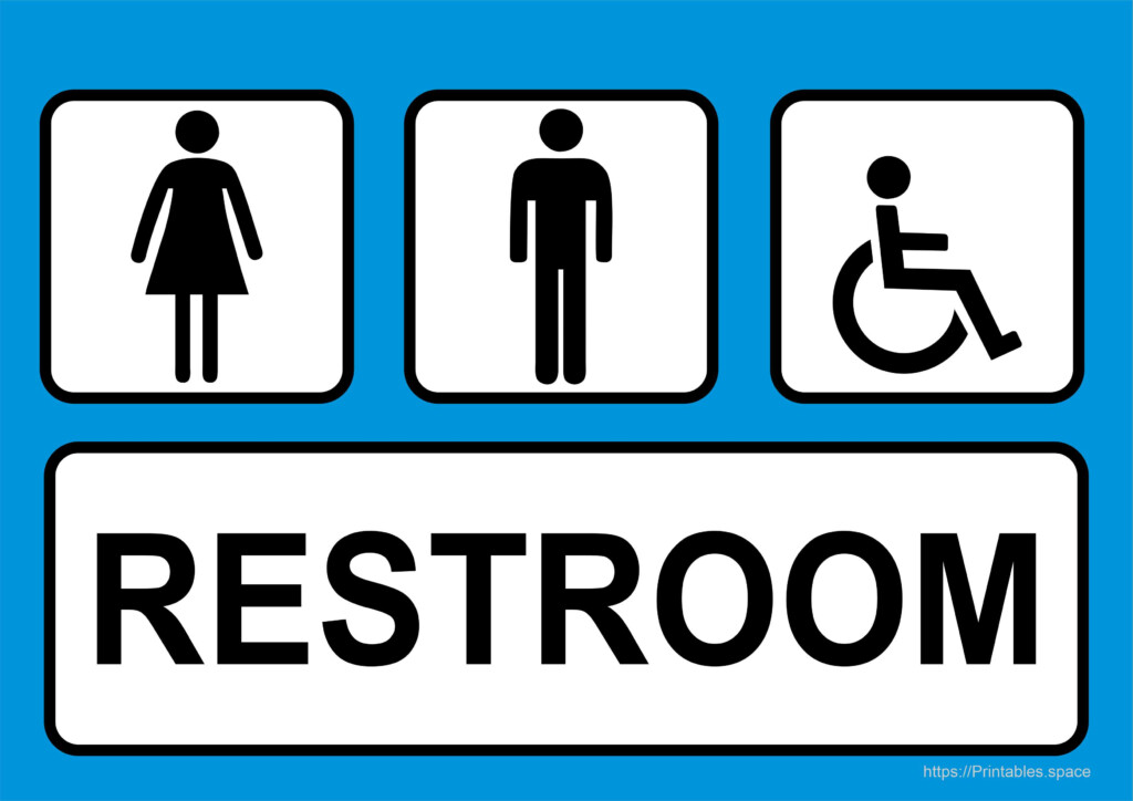 Restroom Sign Printable