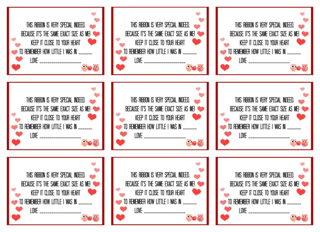 Ribbon Height Poem Printable Capture Your Child 39 s Height