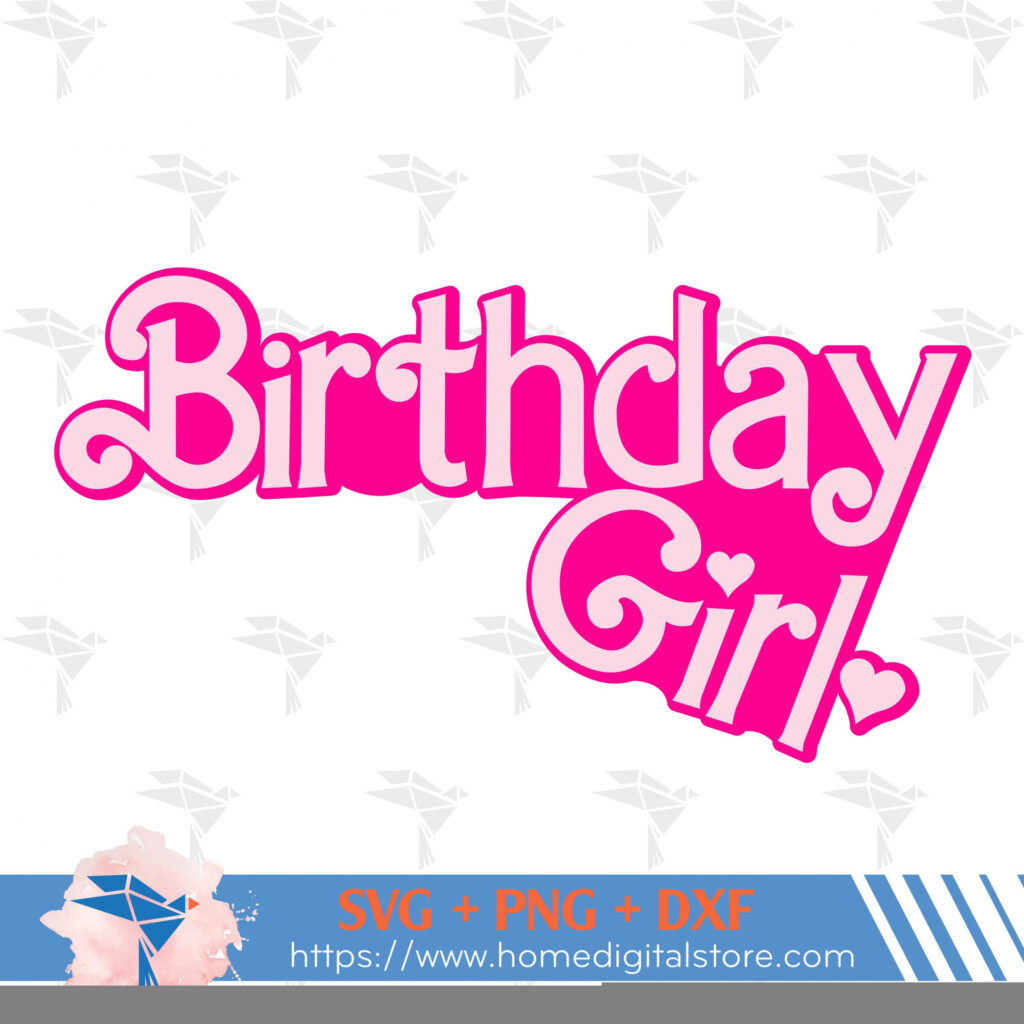 Silhouette Free Printable Editable Girls Birthday Gift Tags Svg File 
