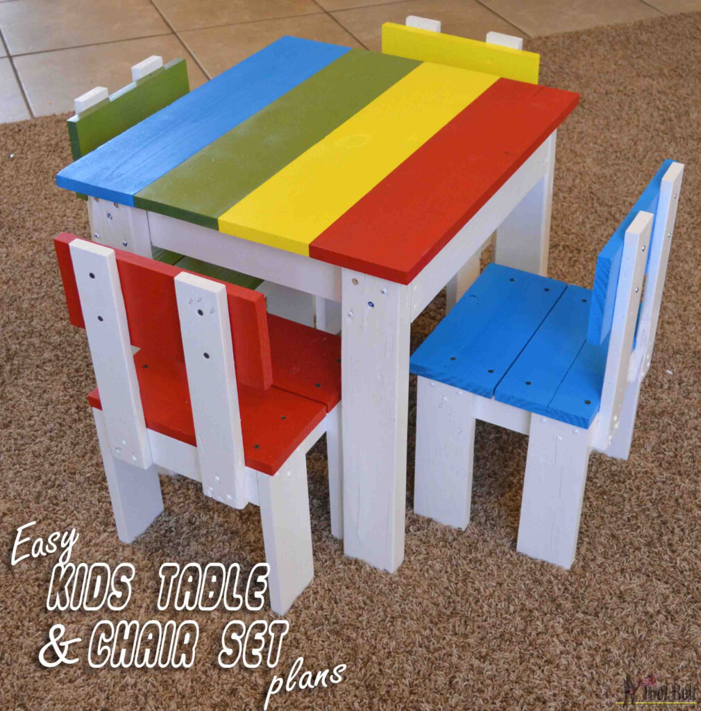 Simple Kid 39 s Table And Chair Set Her Tool Belt