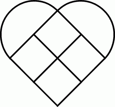 Stained Glass Heart Pattern Stained Glass Patterns Stained Glass 