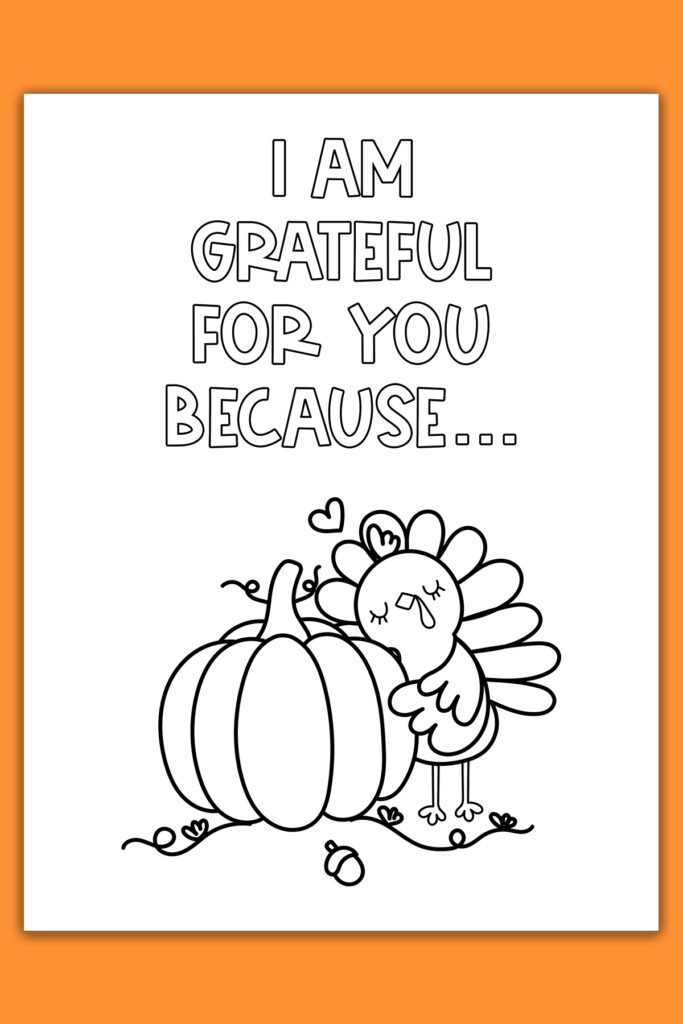 Thanksgiving cards coloring pages example 08 Mom Envy