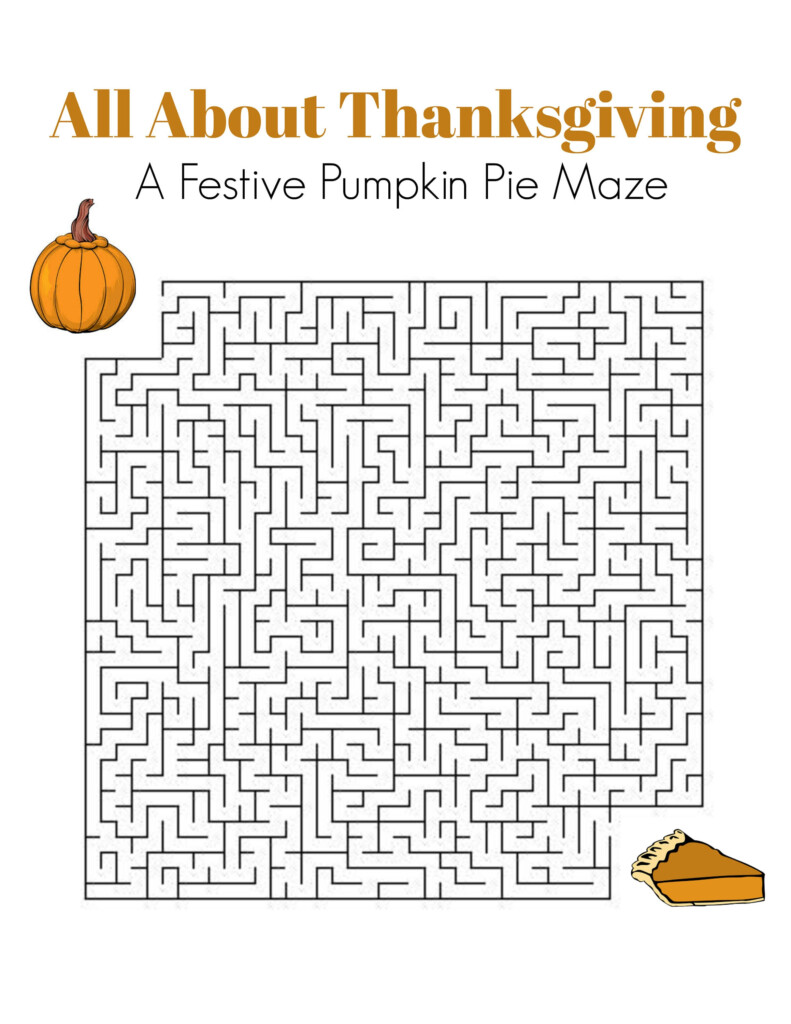 Thanksgiving Game Puzzle Set Of 3 Crossword Word Search Maze Party 