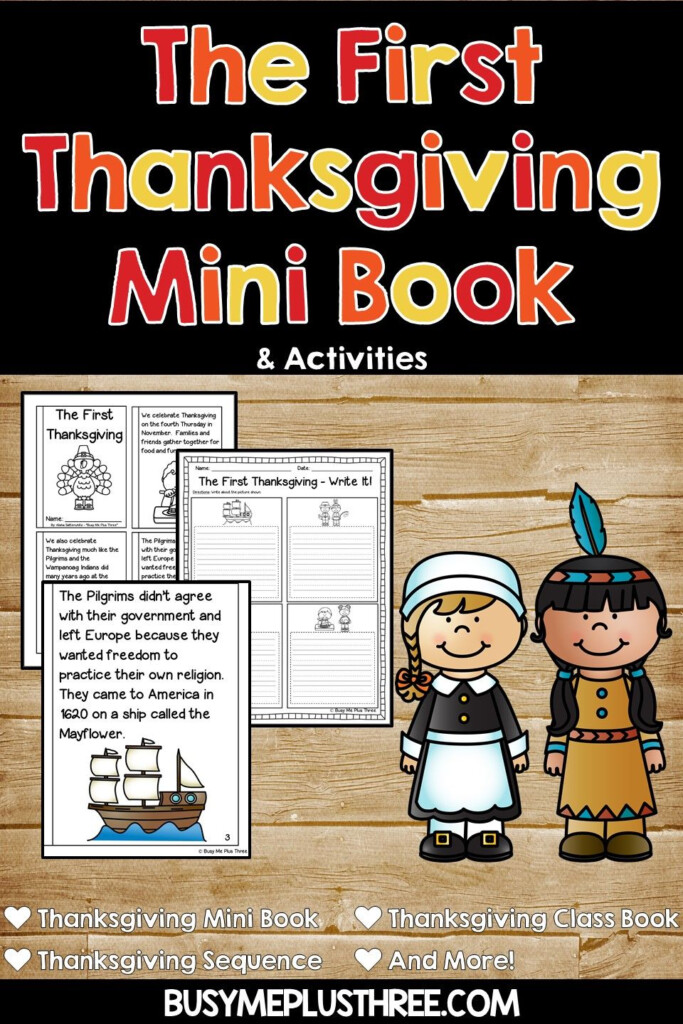 Thanksgiving Mini Books Free Printable