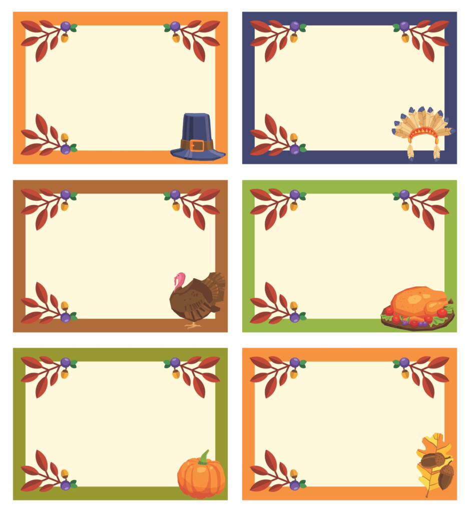 Thanksgiving Tags 12 Free PDF Printables Printablee