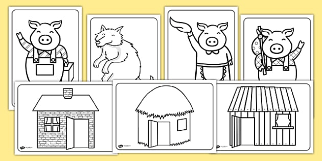 Three Little Pigs Free Printables