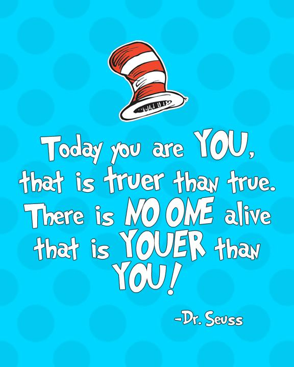 Today You Are You Dr Seuss Quote Free Printable