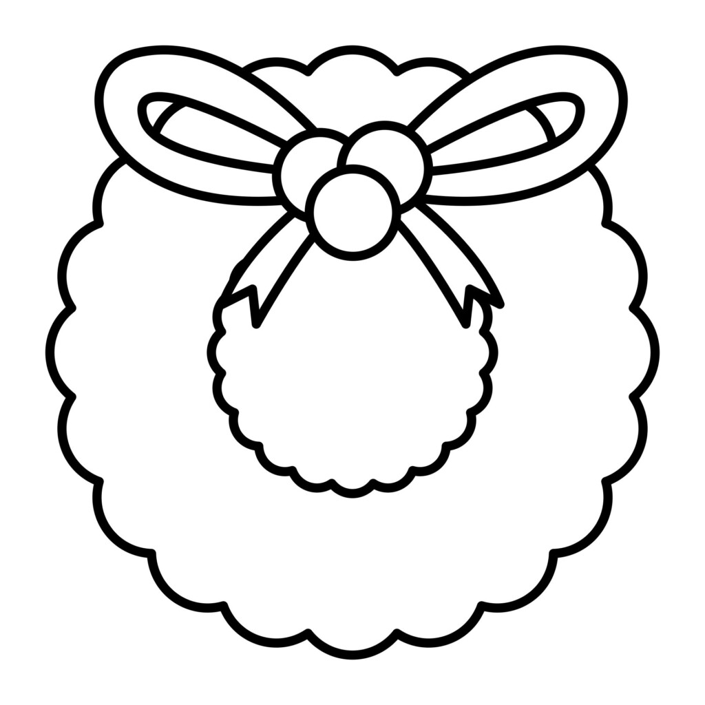 Wreath Template 10 Free PDF Printables Printablee
